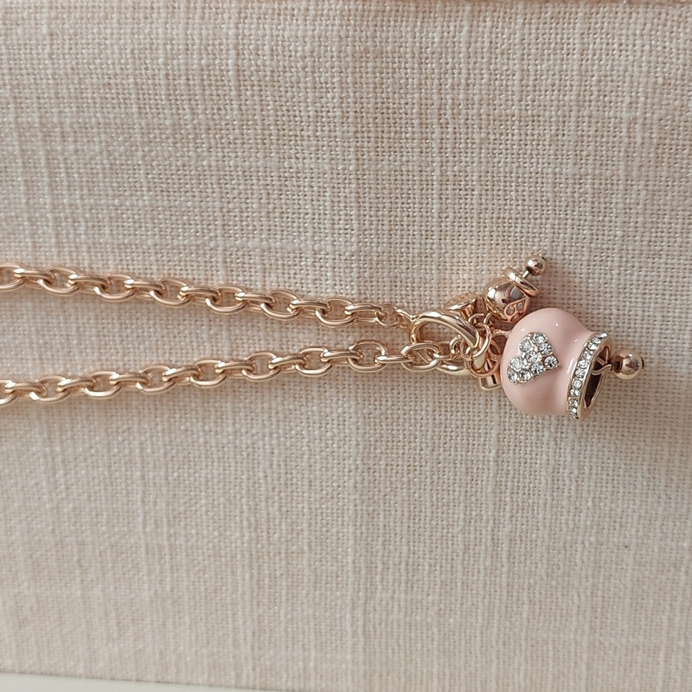 Italian necklace with enamel bell - Picture 4 of 4